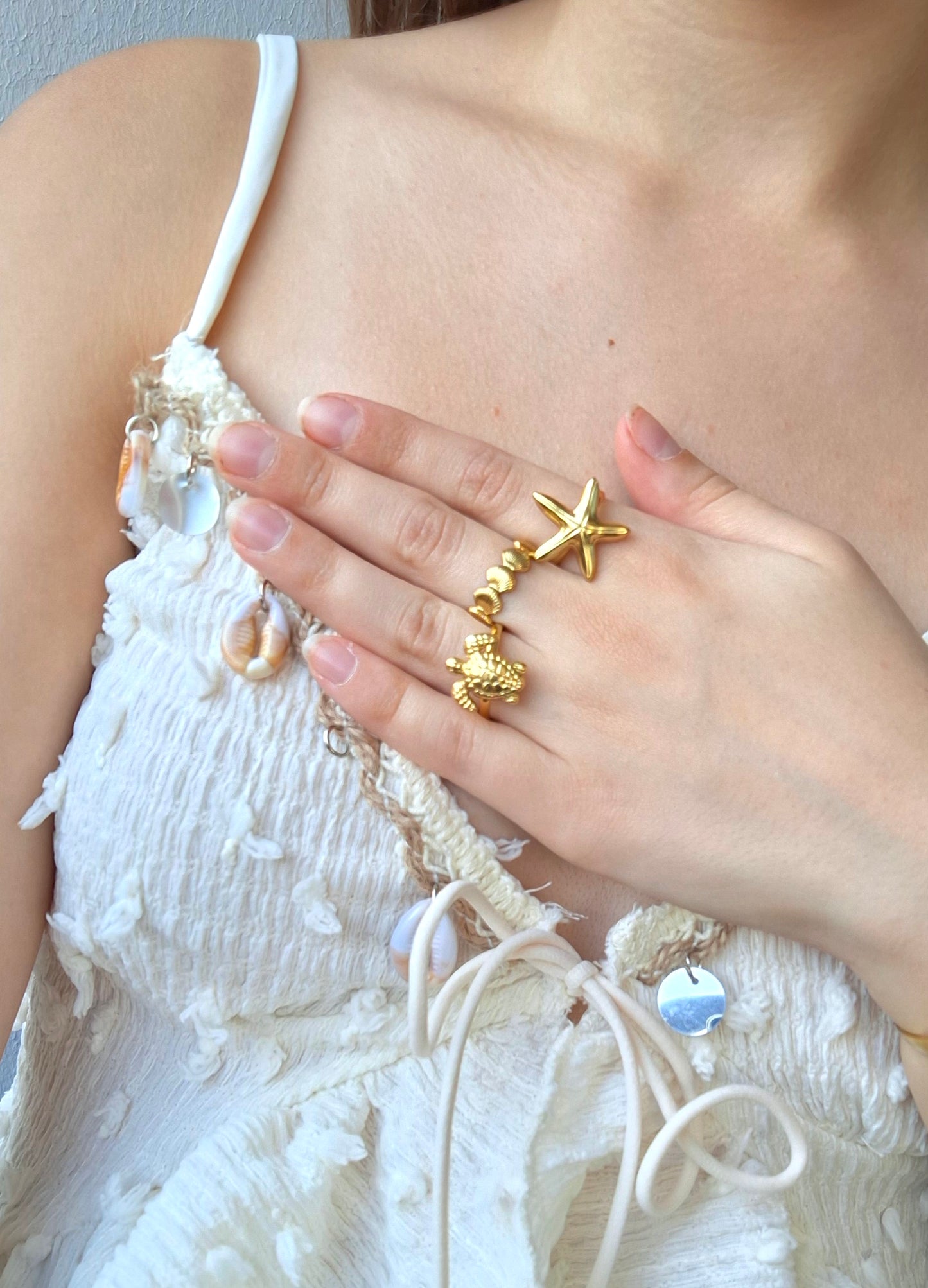 Lot de 3 bagues été