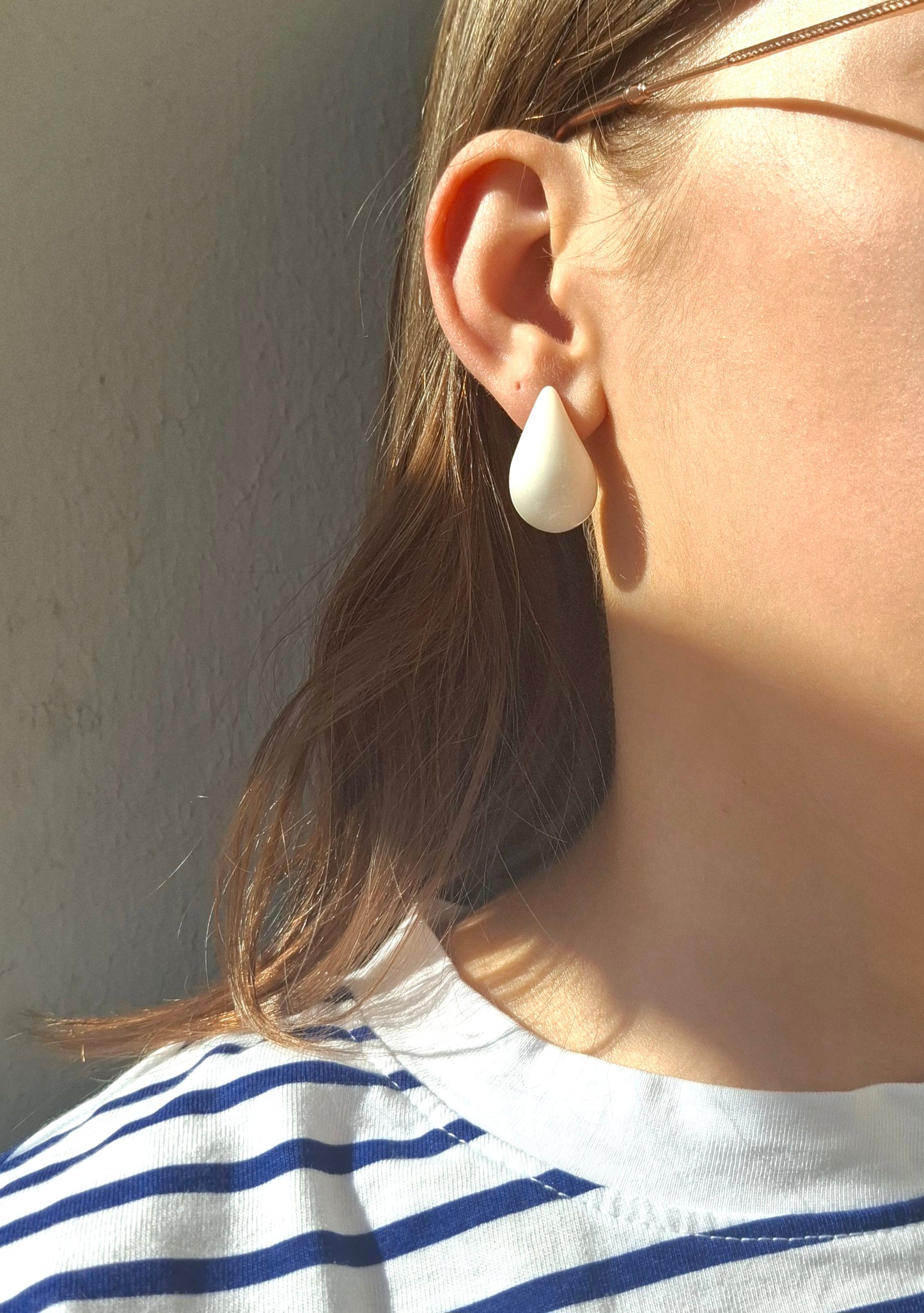 Boucles d'oreilles Mira ivoire