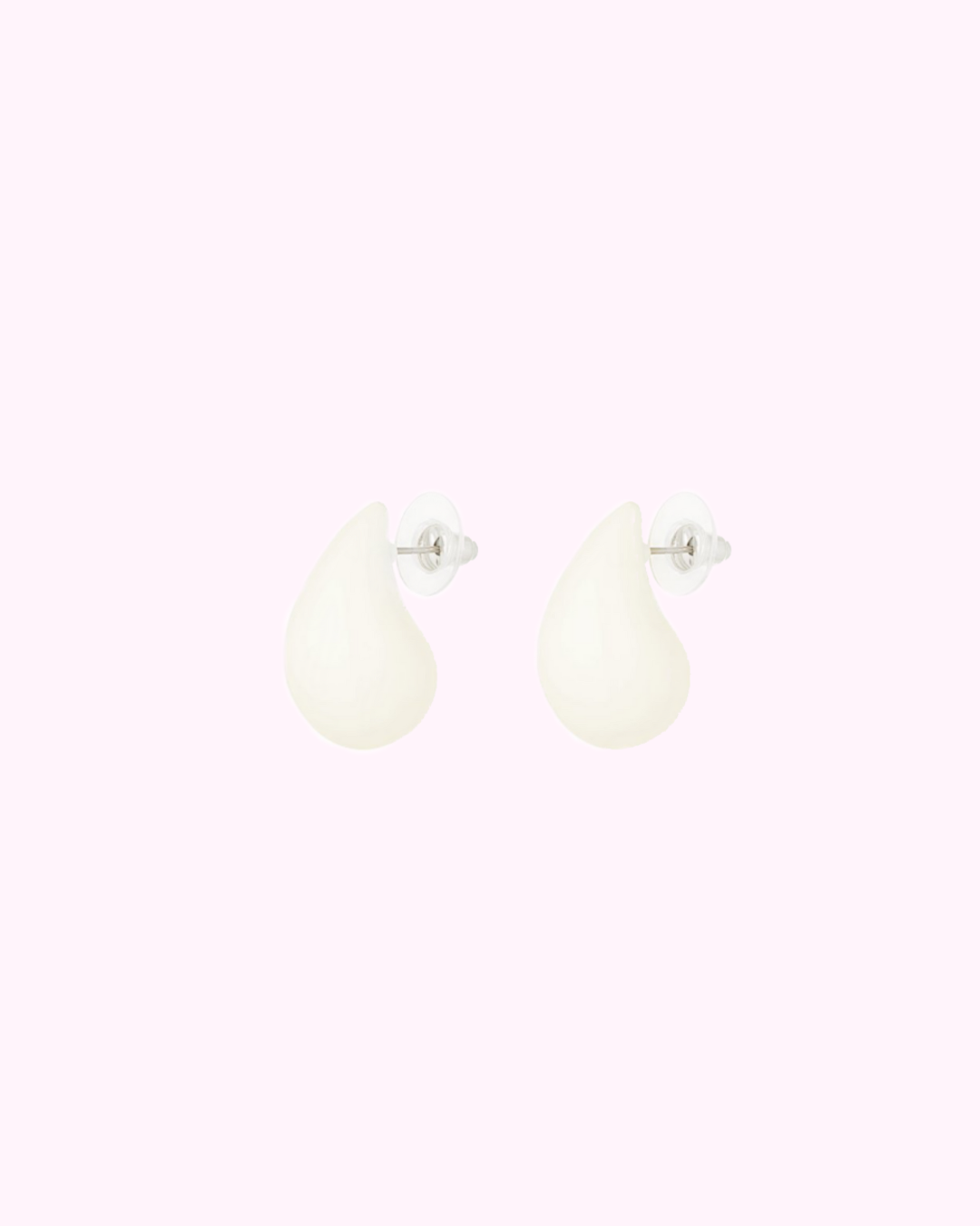 Boucles d'oreilles Mira ivoire