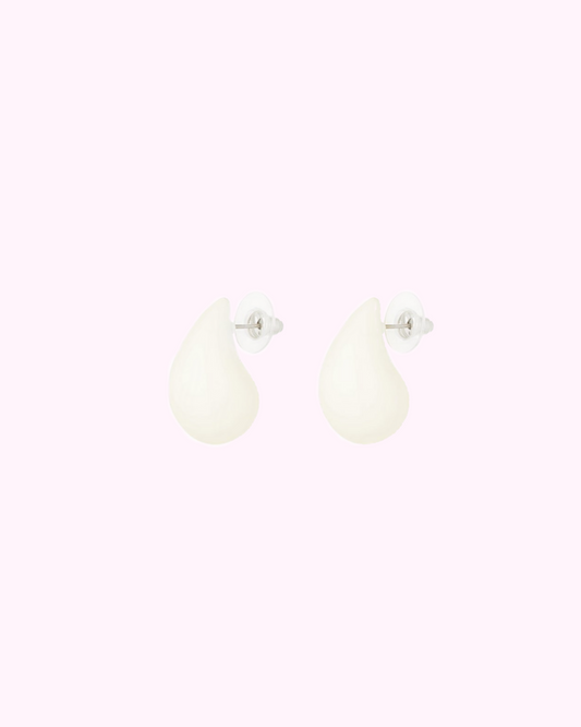 Boucles d'oreilles Mira ivoire