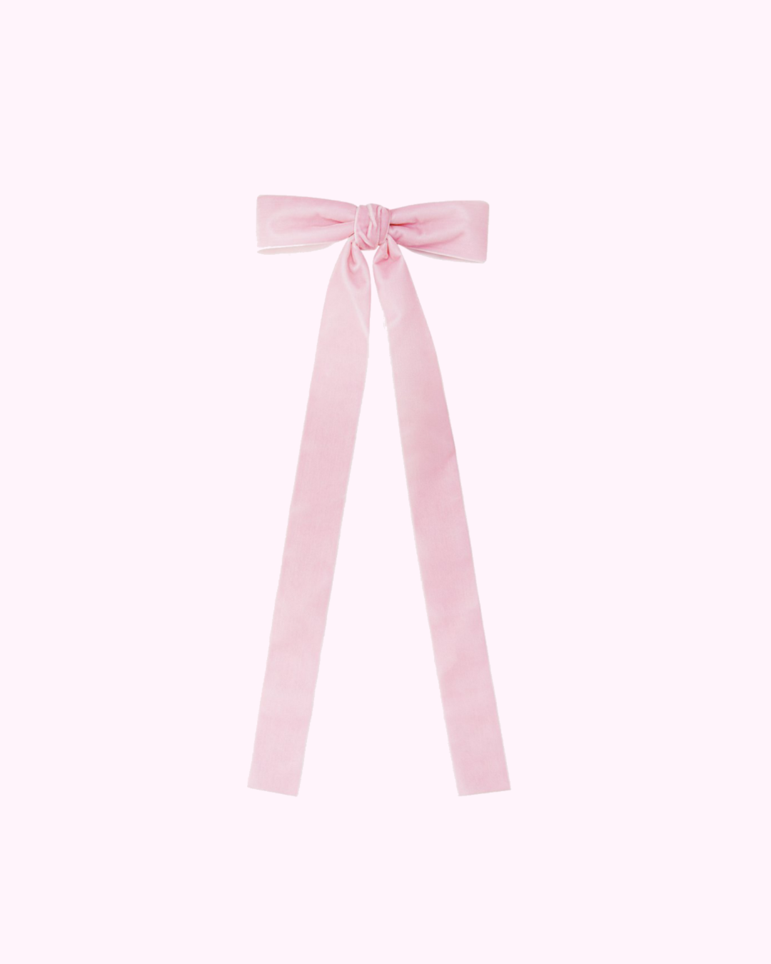 Pince à cheveux noeud rose