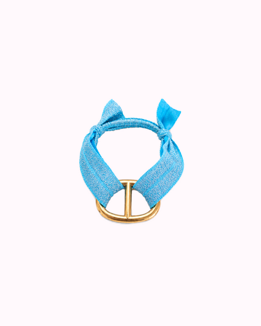 Bracelet Ibiza bleu - Version pailletée