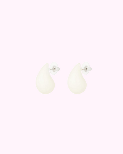 Boucles d'oreilles Mira ivoire