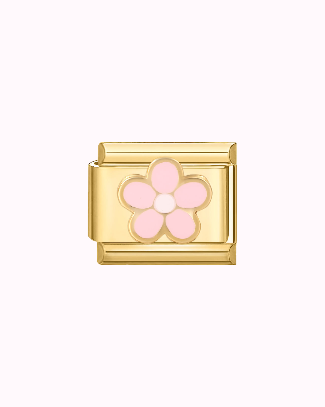 Charm "Pétales roses"