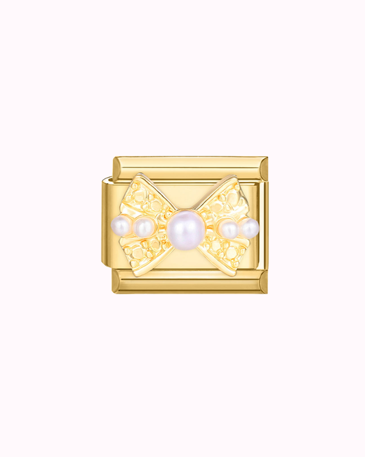 Charm "Noeud Perlé"