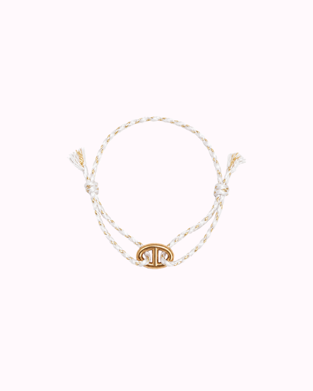 Bracelet cordon blanc