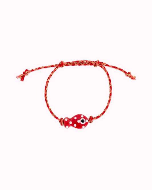 Bracelet poisson rouge