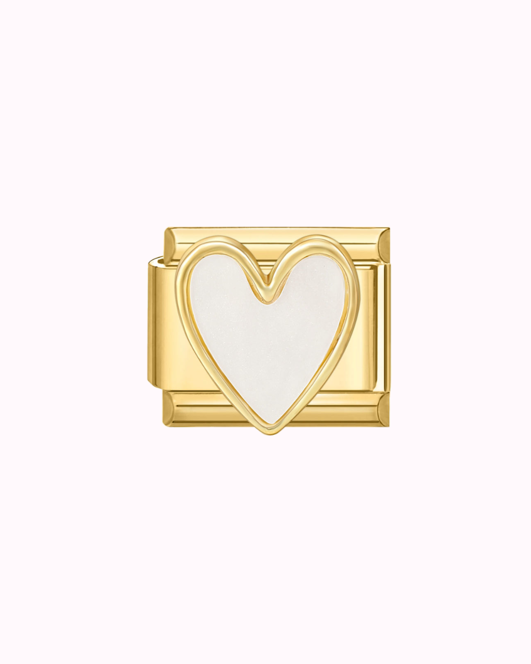 Charm "Coeur Blanc"
