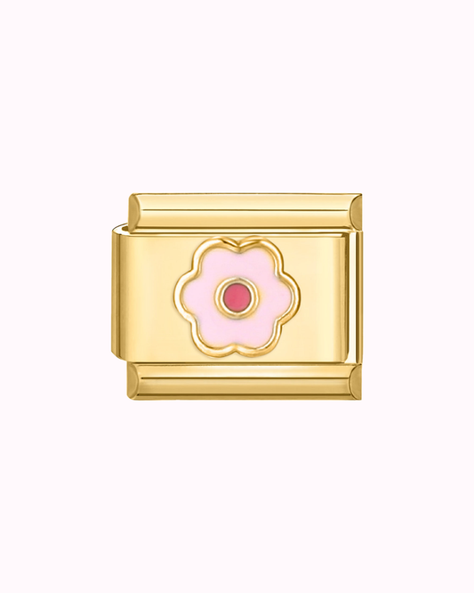 Charm "Fleur Rose"