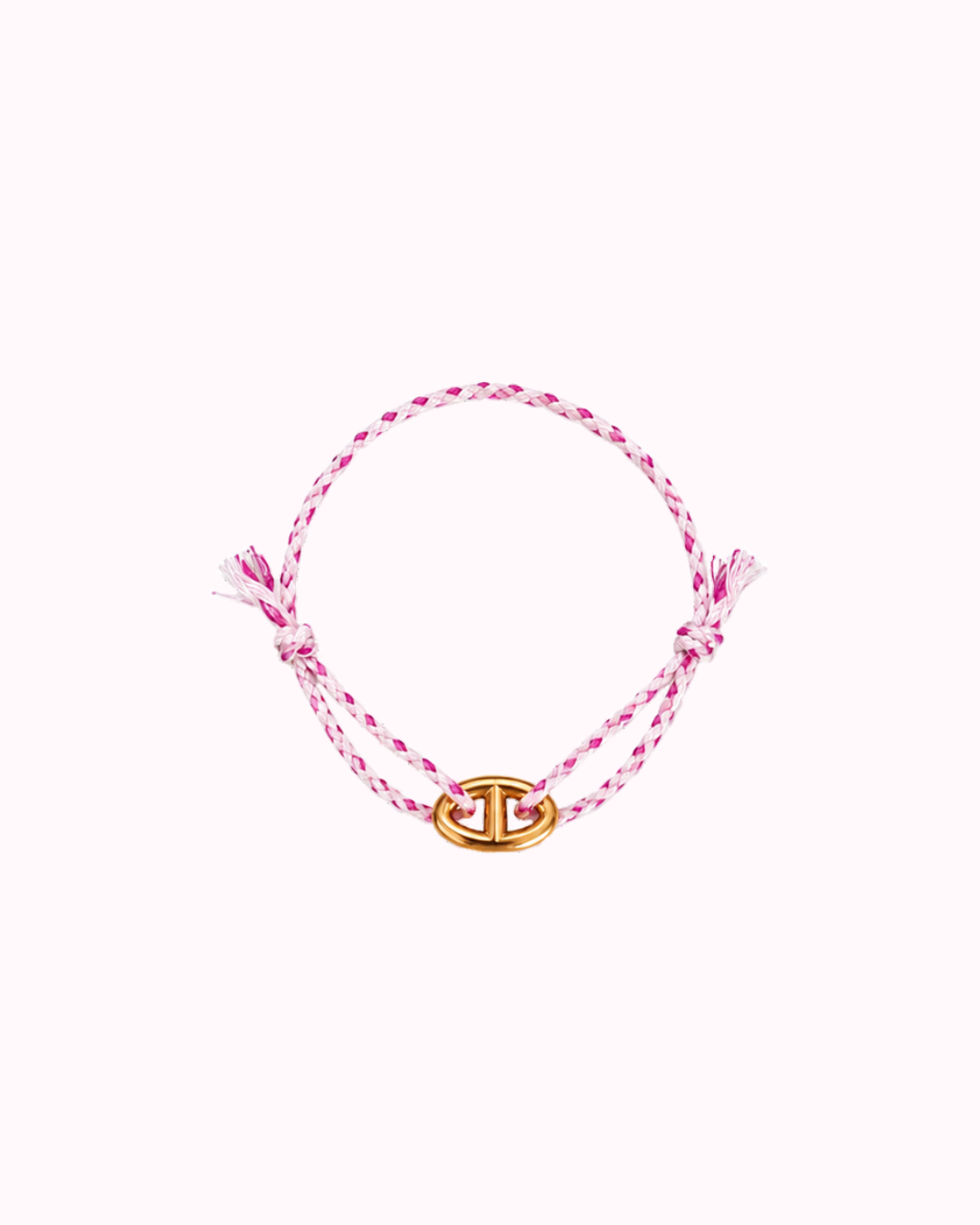 Bracelet cordon rose - Version 2