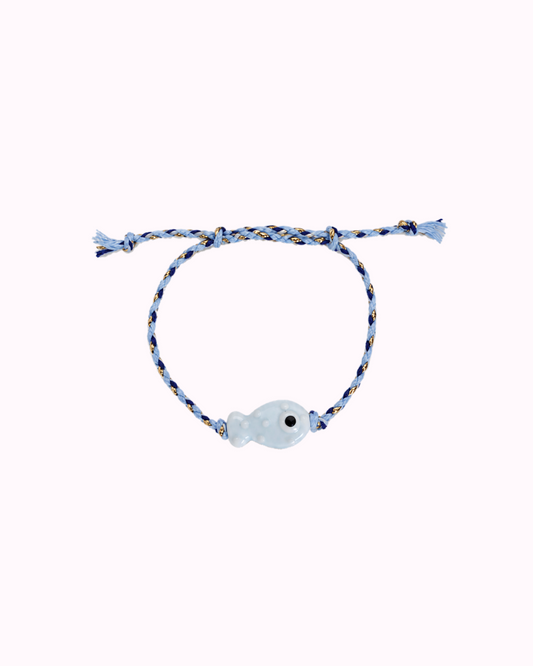 Bracelet poisson bleu